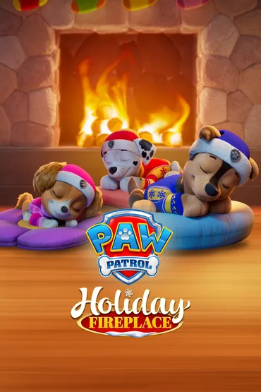 A Lareira de Natal da Patrulha Canina